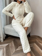 Combinaison Pyjama Blanc Cocooning pyjama dreami