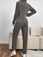 Combinaison Pyjama Gris Zippée pyjama dreami
