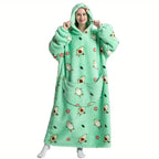 Pyjama Plaid a Capuche Oversize Motifs pyjama dreami