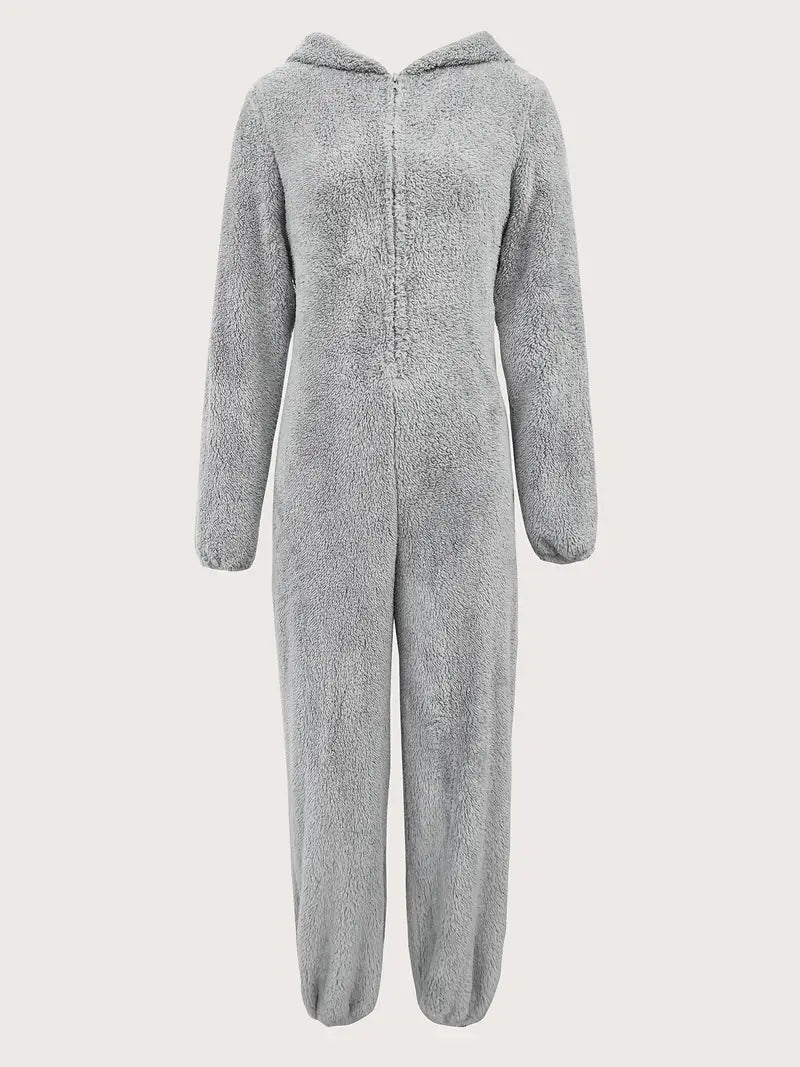 Combinaison Pyjama Gris a Capuche pyjama dreami