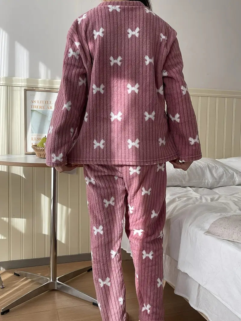 pyjama Rose Nœuds Papillon pyjama dreami