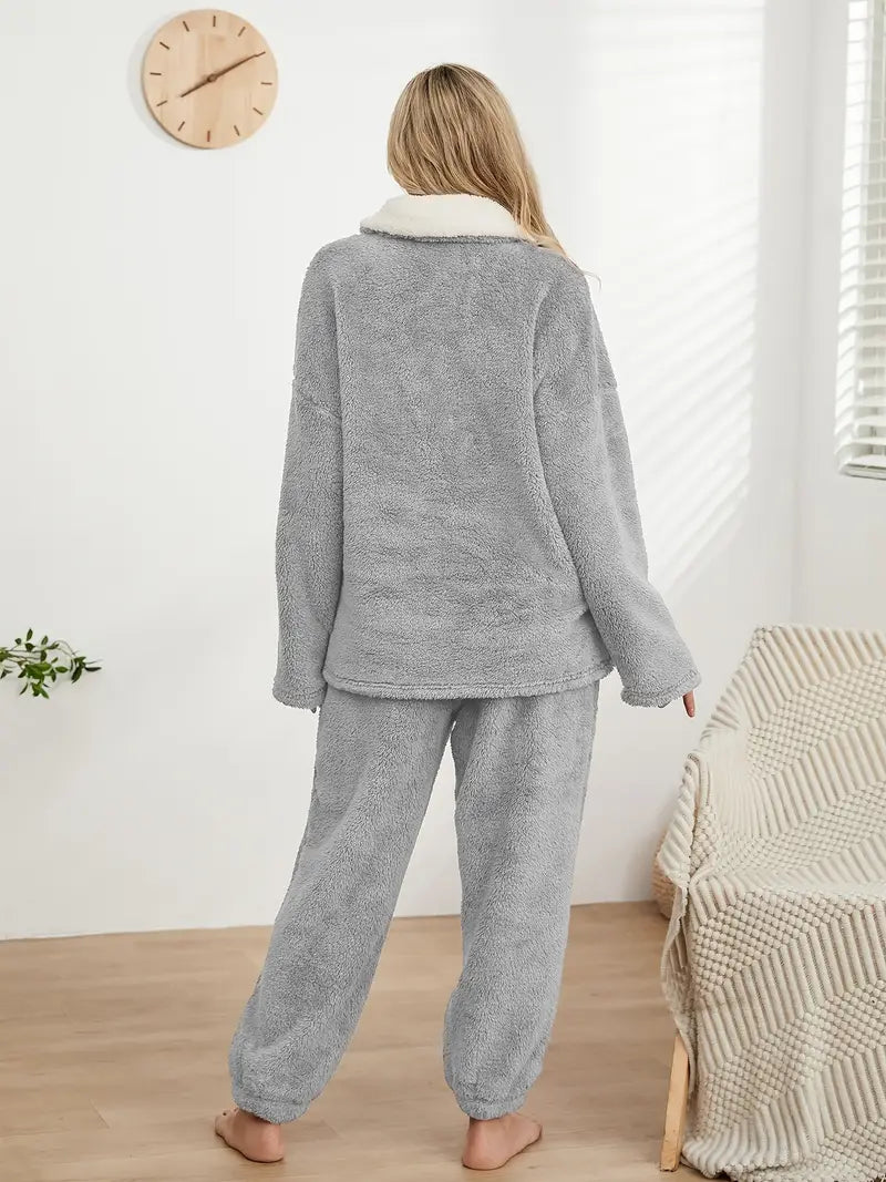 Pyjama a capuche en polaire douce pyjama dreami