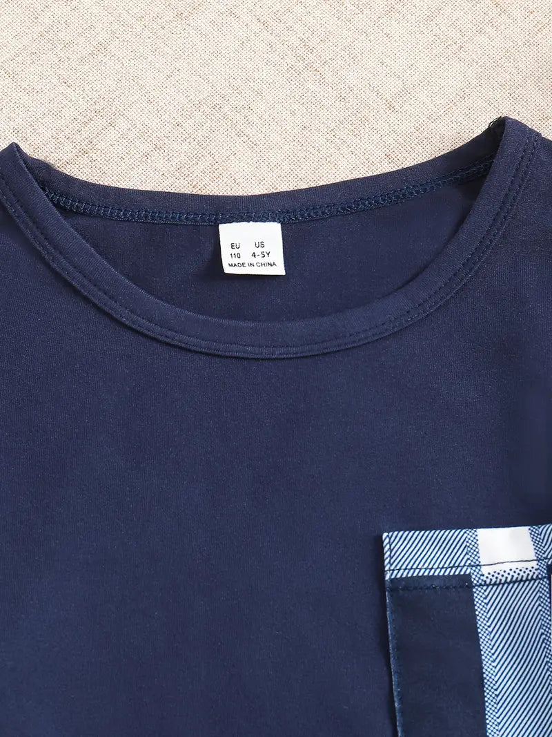 Ensemble Pyjama Bleu Marine à Carreaux pyjama dreami