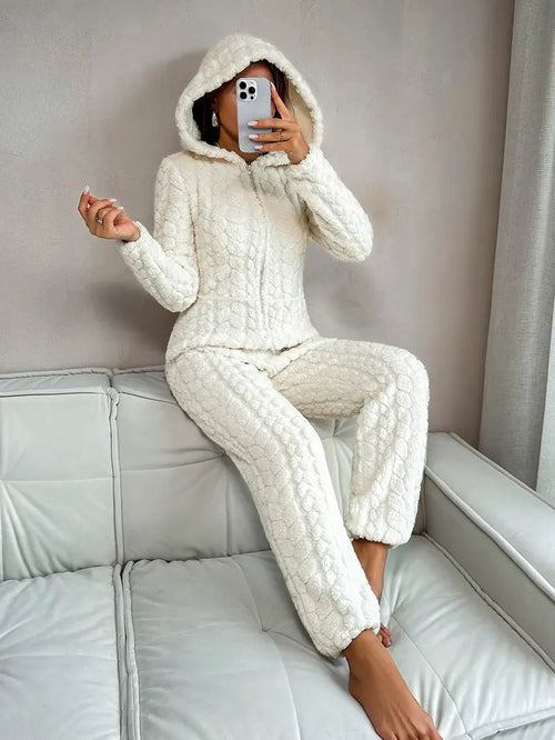 Combinaison Pyjama Blanc Cocooning pyjama dreami