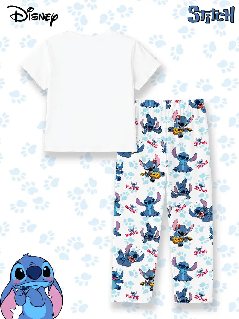 Pyjama Enfant Stitch Blanc pyjama dreami