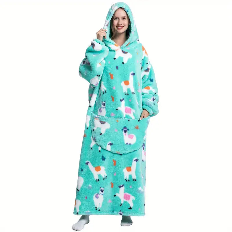 Pyjama Plaid a Capuche Oversize Motifs pyjama dreami