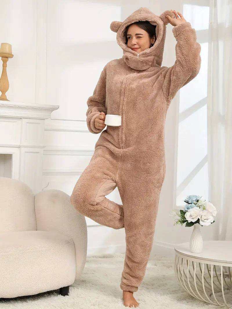 Combinaison Pyjama Ours Douillette à Capuche pyjama dreami