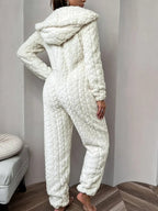 Combinaison Pyjama Blanc Cocooning pyjama dreami