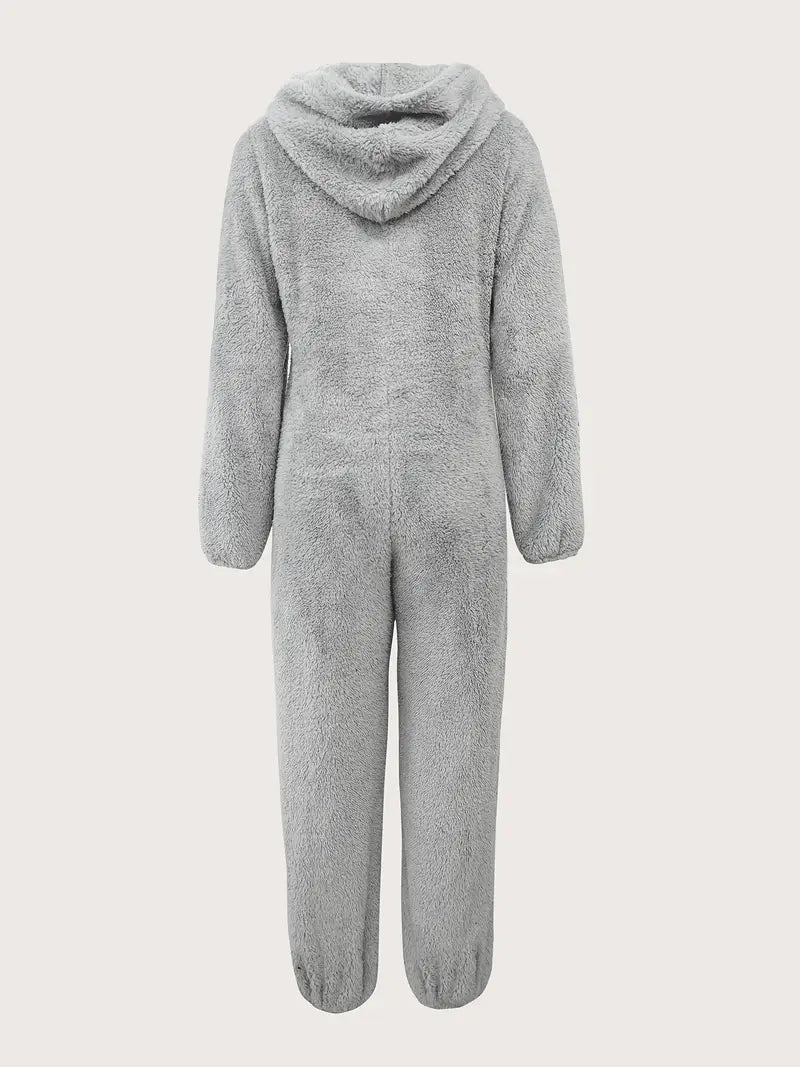 Combinaison Pyjama Gris a Capuche pyjama dreami