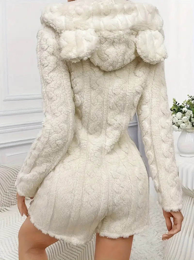 Combinaison Pyjama Court à Capuche Oreille pyjama dreami