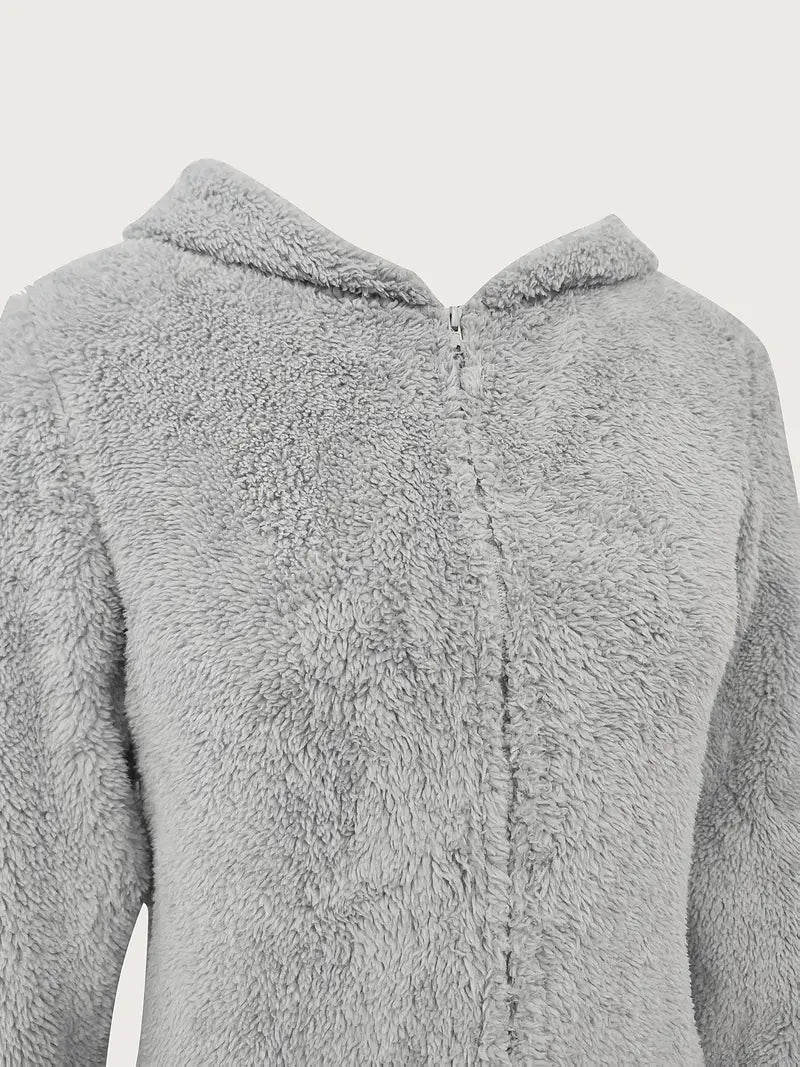 Combinaison Pyjama Gris a Capuche pyjama dreami